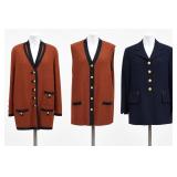 Three Escada Items, Jacket, Cardigan Set
