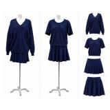 St John Navy Knit Sweater & Skirt Collection