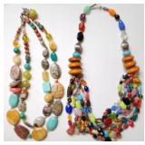 Two Heavy Southwest Style Necklaces