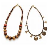 Two Artisan Ethnic-Style Necklaces