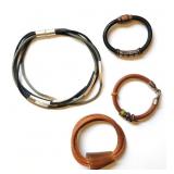 Leather and Corded Jewelry