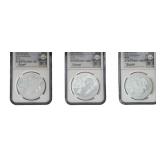 (3) 2020 China Panda Coins, .999, NGC