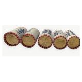 (5) Rolls Uncirculated Presidential Dollar Coins