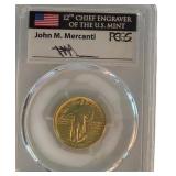 2016-W US Gold Quarter Eagle, PCGS, Signed