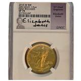 2016-W US Gold Half Eagle, First Rls, NGC, Signed