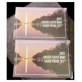 (2) US Mint Silver Proof Sets, 2021
