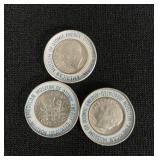 (6) Silver US Dimes, and (1) Quarter