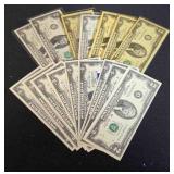 Group of (16) Bicentennial $2 Notes