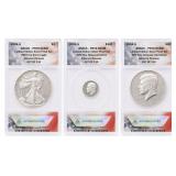 3-Coin Set, 2024-S .999 Silver Proof Coins