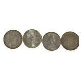 (4) US Morgan Silver Dollar Coins