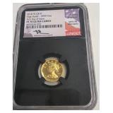 2018 W $10 Gold Coin, NGC