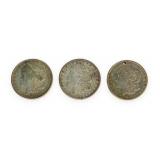 (3) US Morgan Silver $1 Coins, 1921