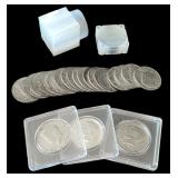 (23) Kennedy 1960s Half Dollar Coins, one 