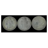 (3) US Morgan Silver Dollar Coins