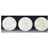 (3) US Morgan Silver Dollar Coins