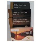 (4) US Mint Proof Sets