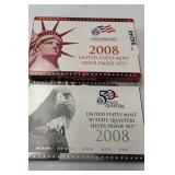 (2) US Mint Silver Proof Sets, 2008