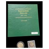 Complete Set, Eisenhower Dollar Coins, 