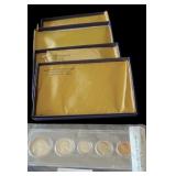 (5) 1950s US Mint Silver Proof Sets
