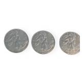 (3) Silver American Eagle $1 Coins, 2019