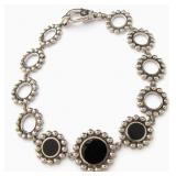 Lagos Sterling, Onyx Caviar Bracelet