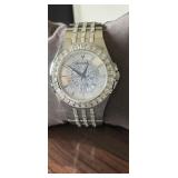 Bulova Phantom Crystal Diamond Mens Watch 96A236