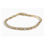 14K White Gold Diamond Bracelet