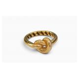 14K Yellow Gold Love Knot Ring