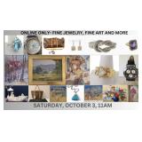 October Fine Jewelry and Fine Art