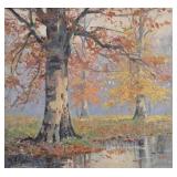 Wm A Eyden, Jr 10x11 O/B Autumn Beech Tree