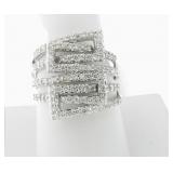 18K White Gold Diamond Ring