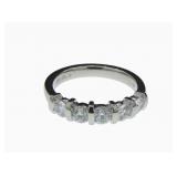 Platinum 1.25CTW Diamond Band Ring