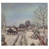 A (Ann) T Solomon 30x34 O/C Winter Farmstead