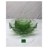 Vintage Hazel-Atlas Green Depression Glass