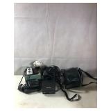 Box of Vintage Cameras