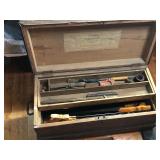 Vintage Wooden Tool Chest, Tallman & McFadden