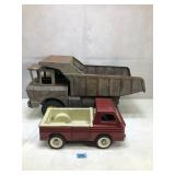 Vintage Tonka and Structo Toy Trucks