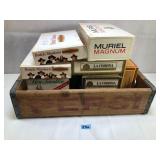 Vintage Pepsi Crate and Cigar Boxes