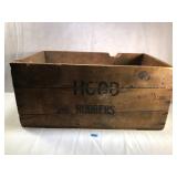 Vintage Hood Rubbers Shipping Crate