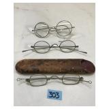 Antique Wire Eye Glasses