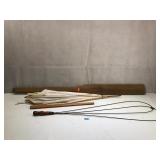 Antique Rug Beater, Wooden Stirer and More