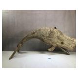 Vintage Carved Sperm Whale Sign, Hanging