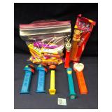 Lot of 7 Pez Candy Dispensers, many discontinued