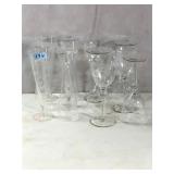 Princess House Beer and Wine Glassses