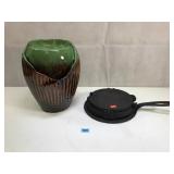 Water Feature & Cast Iron Waffle Iron