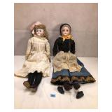 Antique Porcelain Dolls,