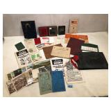 Various Vint. Pamphlets, Pictures, Post Cards &...