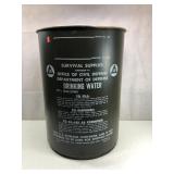 1963 Military, 17 1/2 Gallon Water Drim