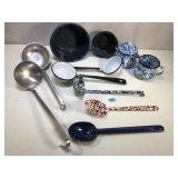 Antique Enamelware Kitchen Items and More