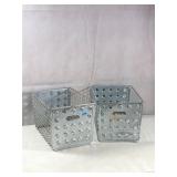 Vintage Metal Wire Gym Basket